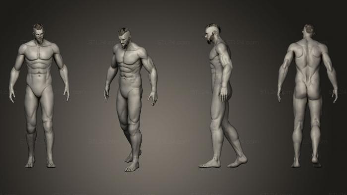 Statues of famous people (Ragnar Lothbrok, STKC_0225) 3D models for cnc